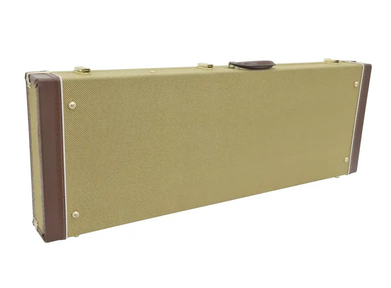 DIMAVERY Wood case for E-guitars, tweed 
